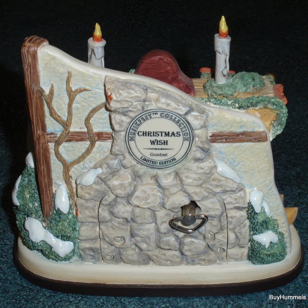 Limited Goebel Hummel Musikfest Collection Christmas Wish Music Box 1999 - Picture 4 of 8